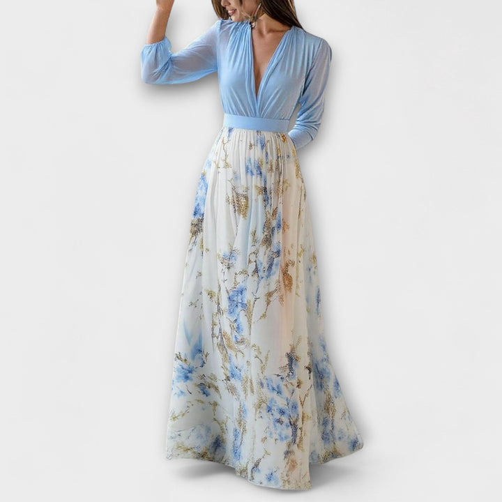 Harper | Handgefertigtes Langkleid aus Seide