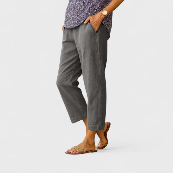 Beatrice | Damen Leinen-Hosen aus Handarbeit