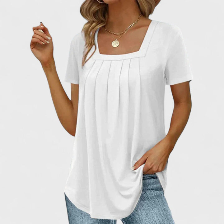 Annie | Sommerbluse aus handwerklicher Baumwolle