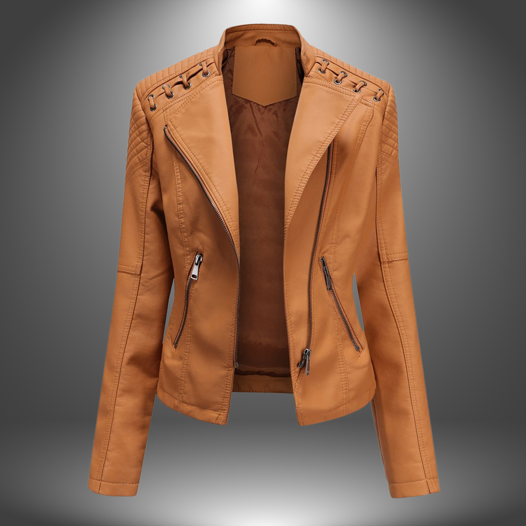 Marie | Premium Lederjacke Elegant