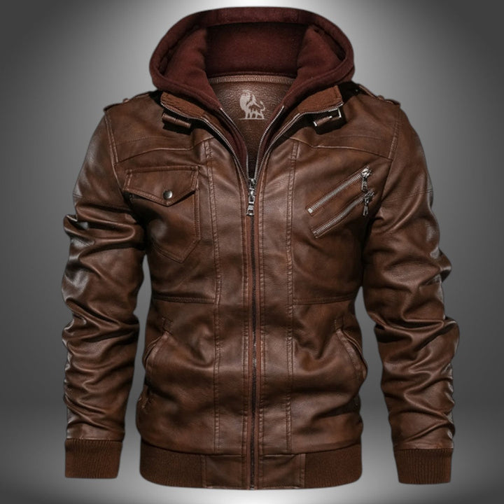 David | Vintage-Lederjacke