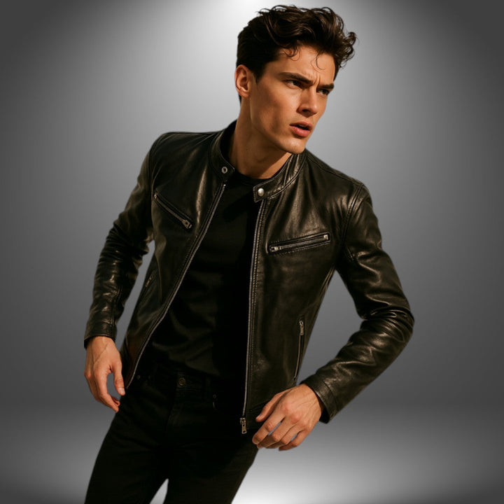 Axel | Handgefertigte Herrenlederjacke