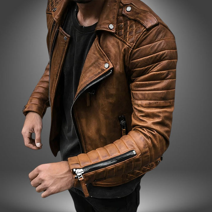 Marius | Handgefertigte Lederjacke für Herren