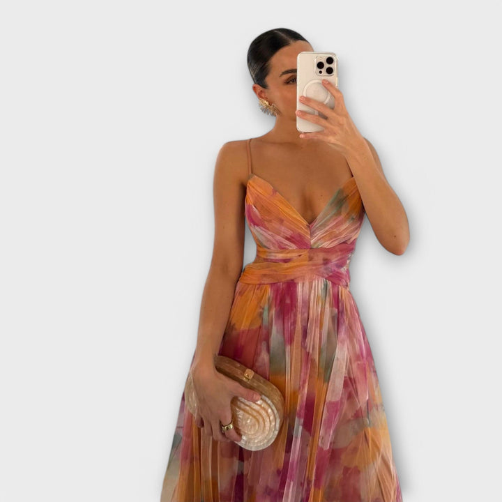 Annai | Elegantes Handgefertigtes Langkleid