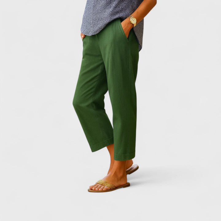 Beatrice | Damen Leinen-Hosen aus Handarbeit