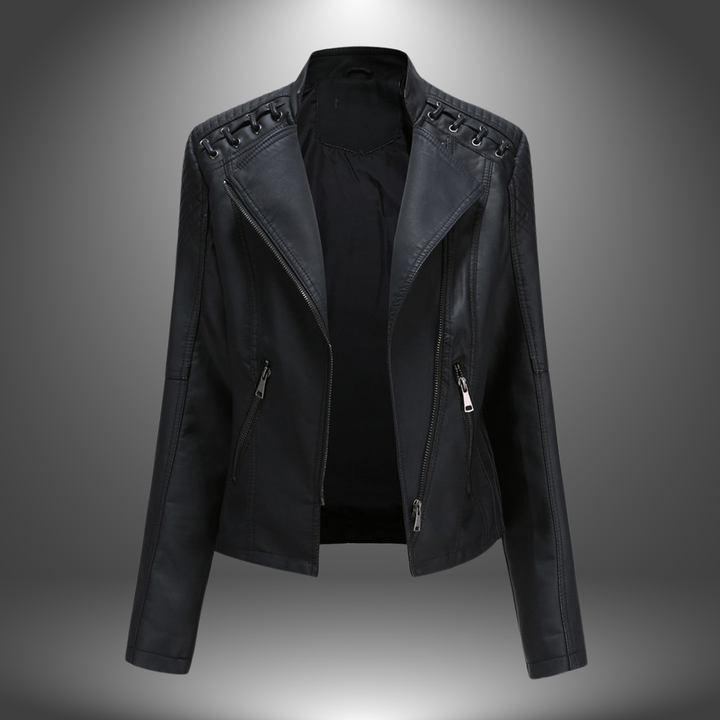 Marie | Premium Lederjacke Elegant