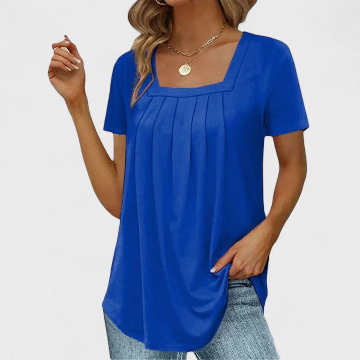 Annie | Sommerbluse aus handwerklicher Baumwolle