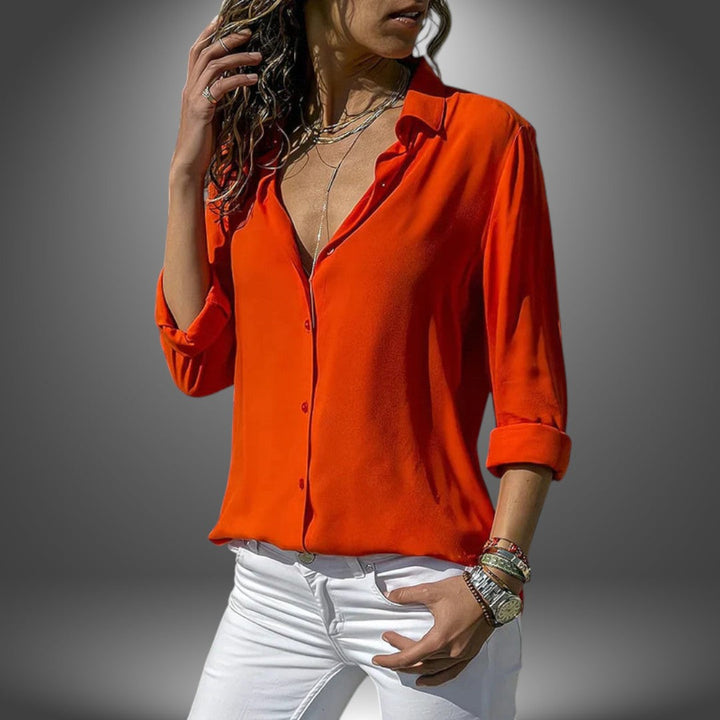 Tatiana | Handgefertigte Seidenbluse für Damen