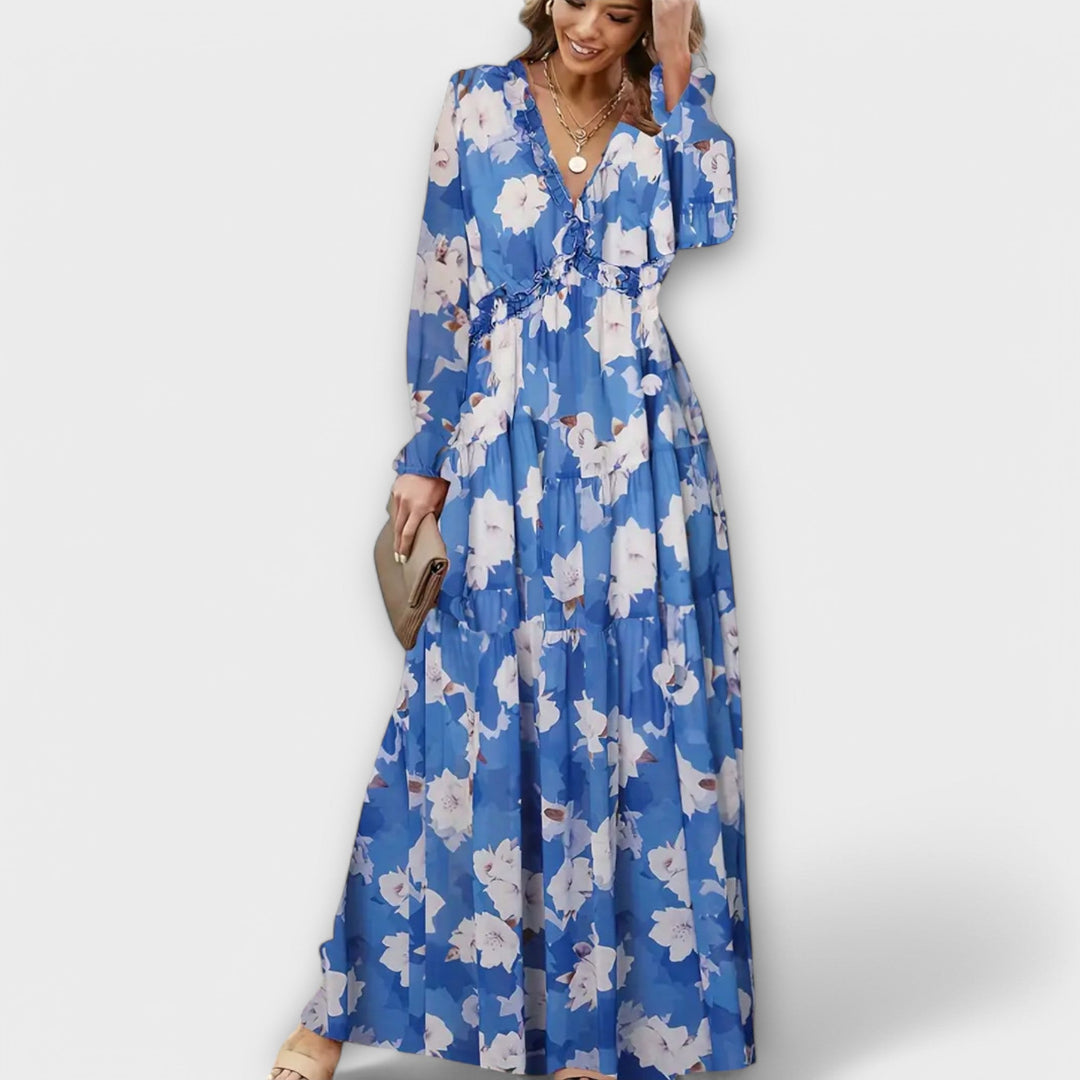 Helen | Elegantes handgefertigtes Kleid aus Samt