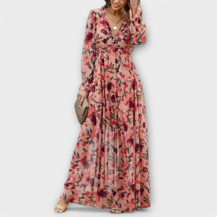 Helen | Elegantes handgefertigtes Kleid aus Samt