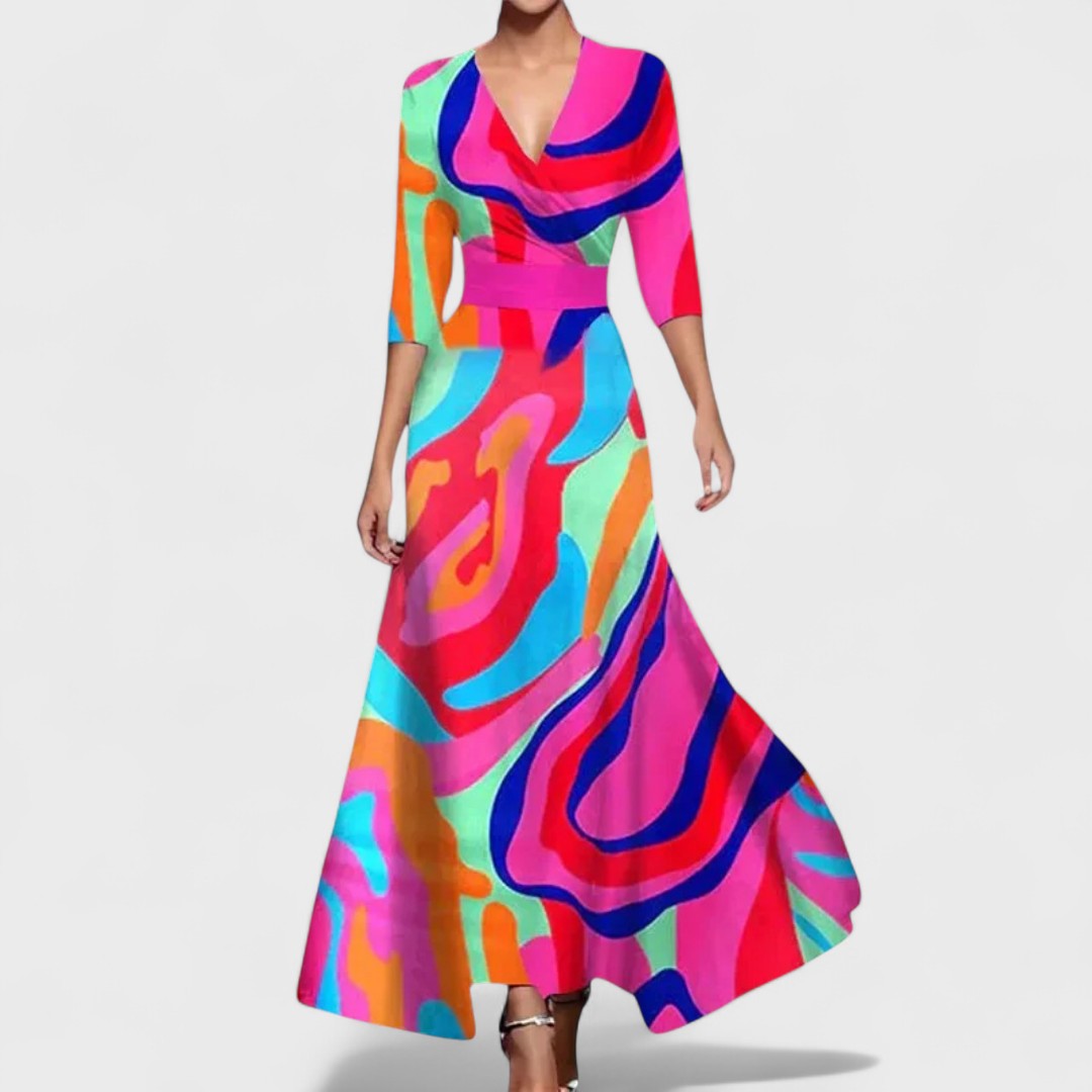 Sole | Langes Handgefertigtes Kleid für Frauen