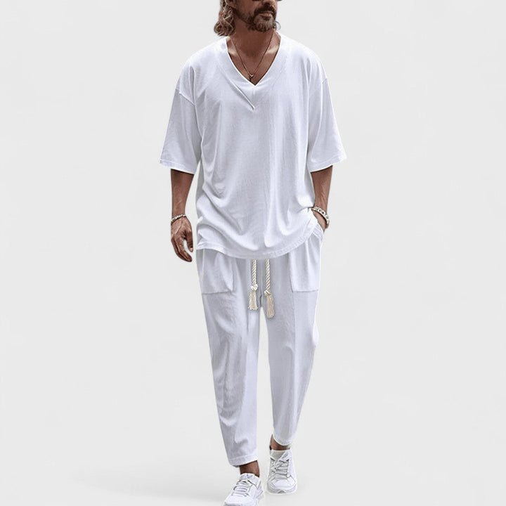 Nerio | Premium Herren Set aus elegantem Leinen