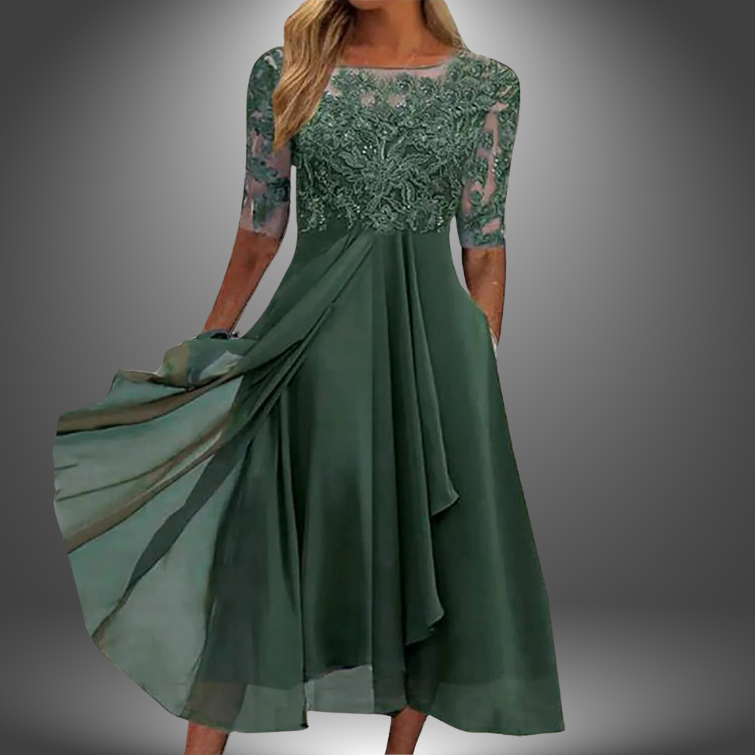 Margherita | Elegantes Handgefertigtes Spitzenkleid