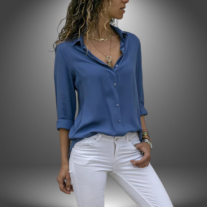 Tatiana | Handgefertigte Seidenbluse für Damen