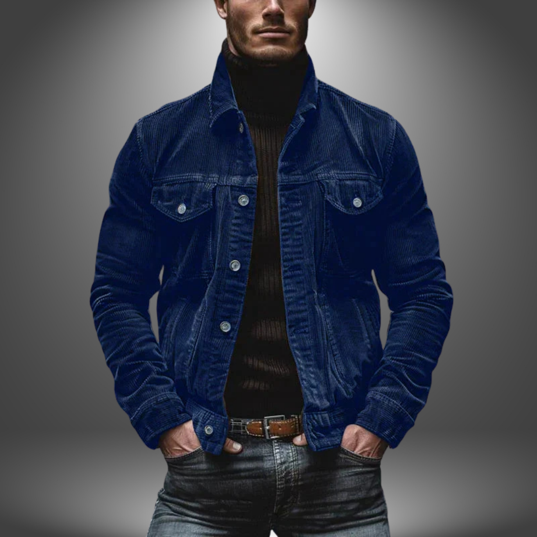 Milo | Handgefertigte Retro-Rippjacke