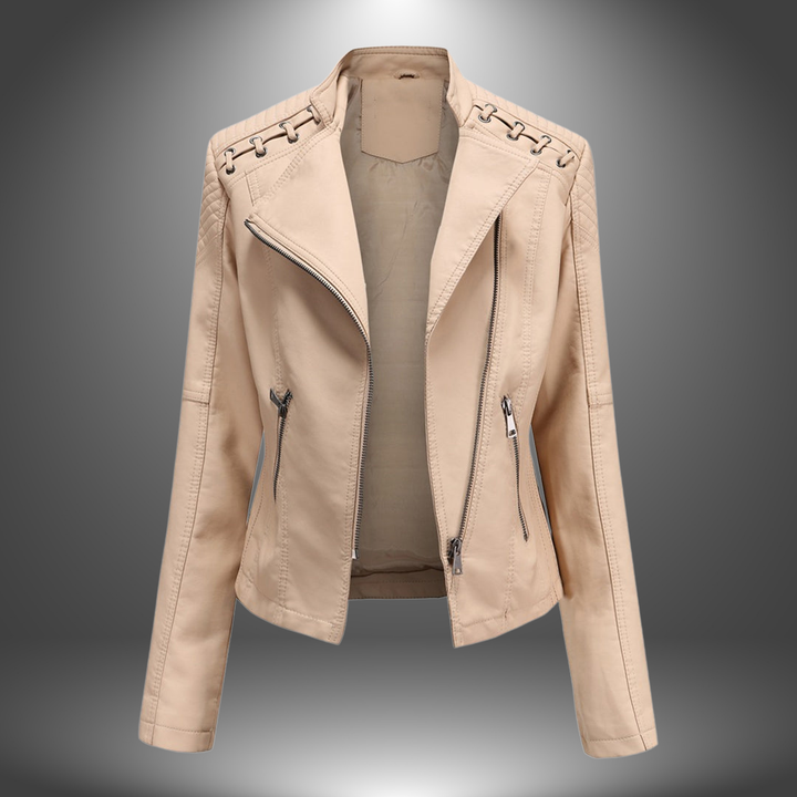 Marie | Premium Lederjacke Elegant