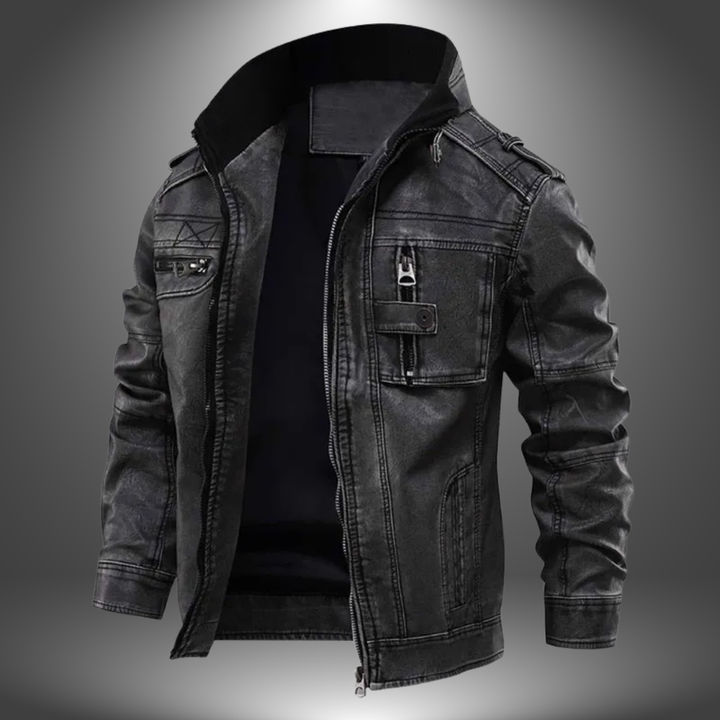 Alpha | Handgefertigte Herrenlederjacke