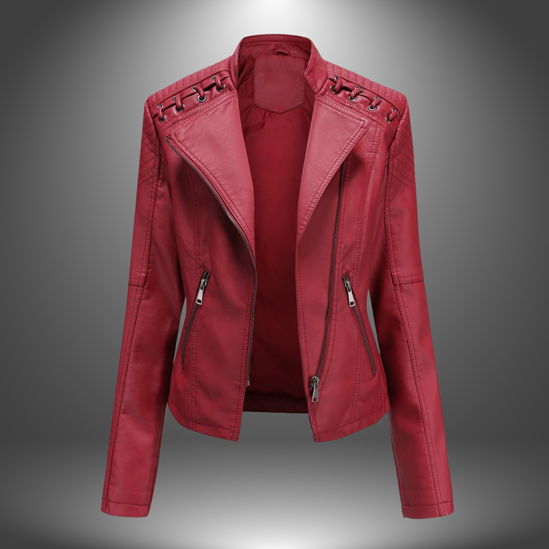 Marie | Premium Lederjacke Elegant