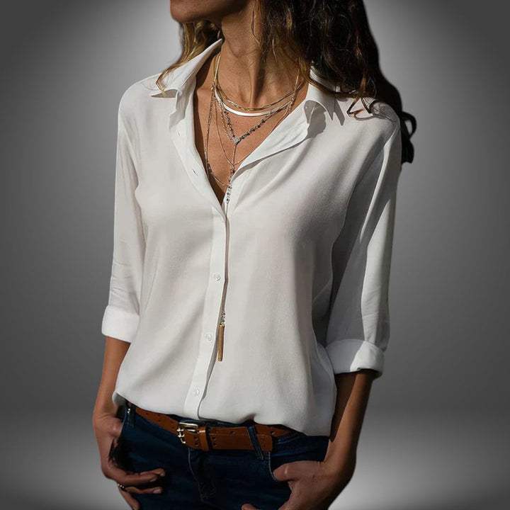 Tatiana | Handgefertigte Seidenbluse für Damen