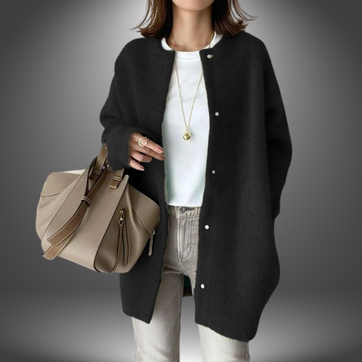 Victoria | Handgefertigter Cardigan mit Knöpfen