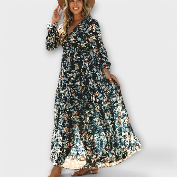 Helen | Elegantes handgefertigtes Kleid aus Samt