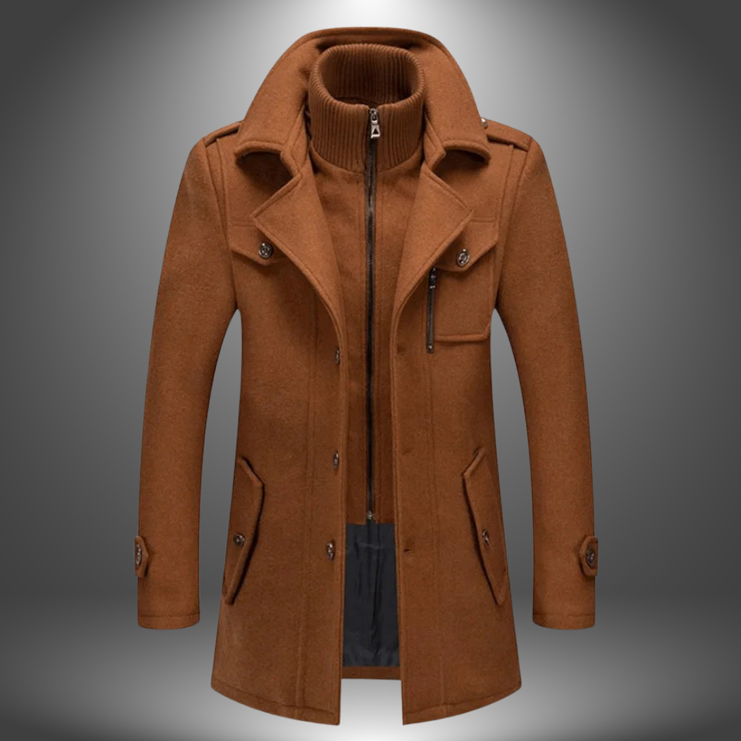 Vidar | Vintage-Wollmantel aus handwerklicher Herstellung