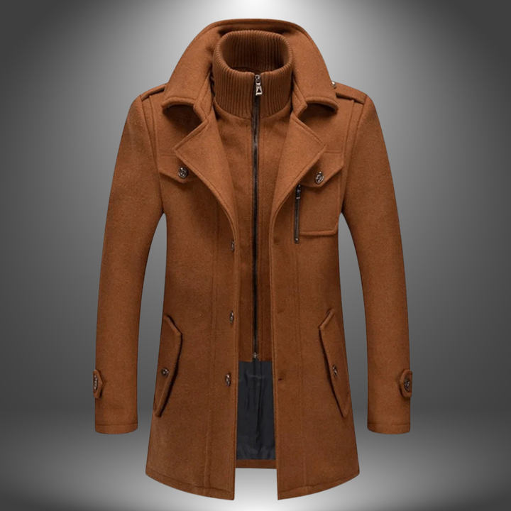 Vidar | Vintage-Wollmantel aus handwerklicher Herstellung