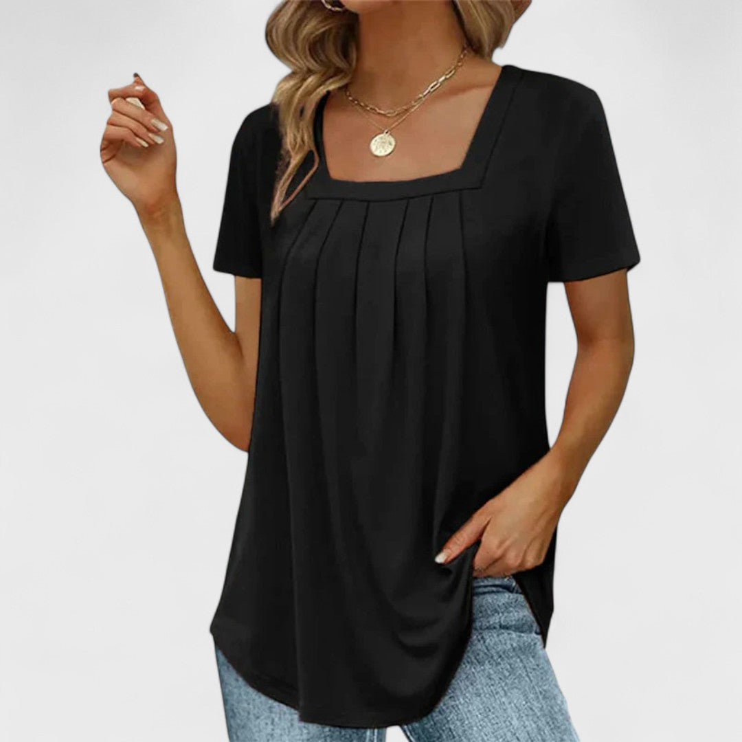 Annie | Sommerbluse aus handwerklicher Baumwolle