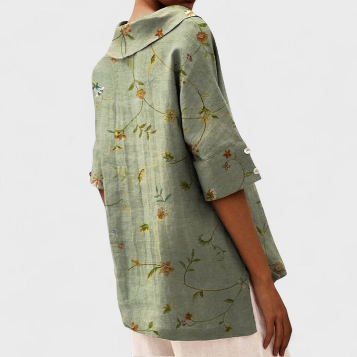 Alessandra | Elegantes Top mit V-Ausschnitt