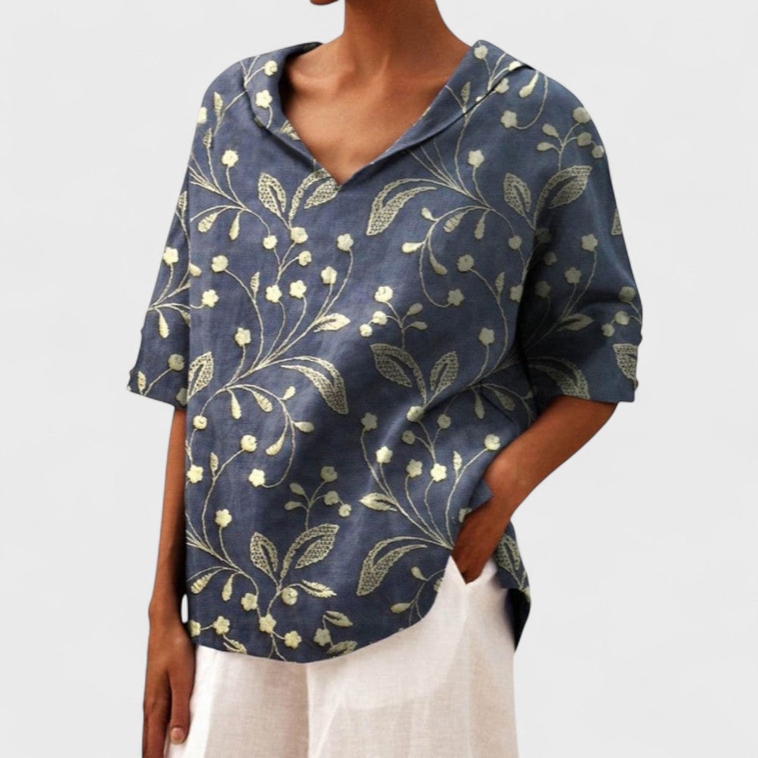Alessandra | Elegantes Top mit V-Ausschnitt