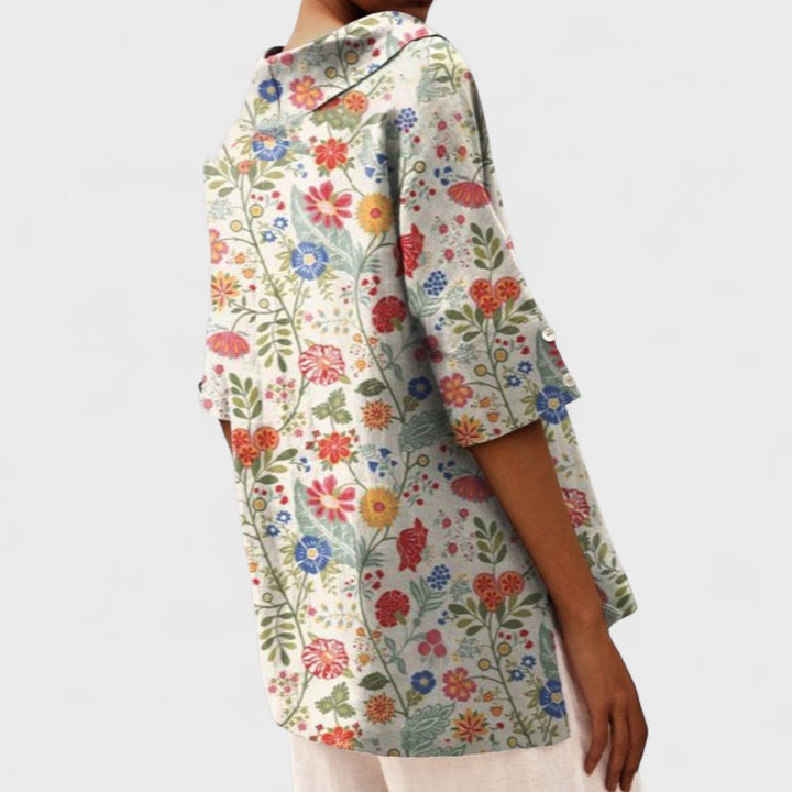 Alessandra | Elegantes Top mit V-Ausschnitt