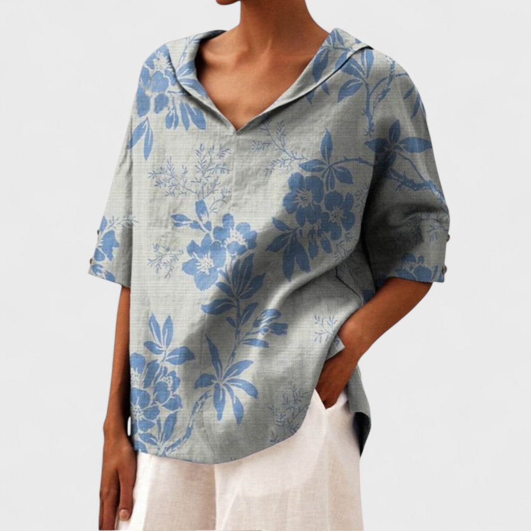 Alessandra | Elegantes Top mit V-Ausschnitt