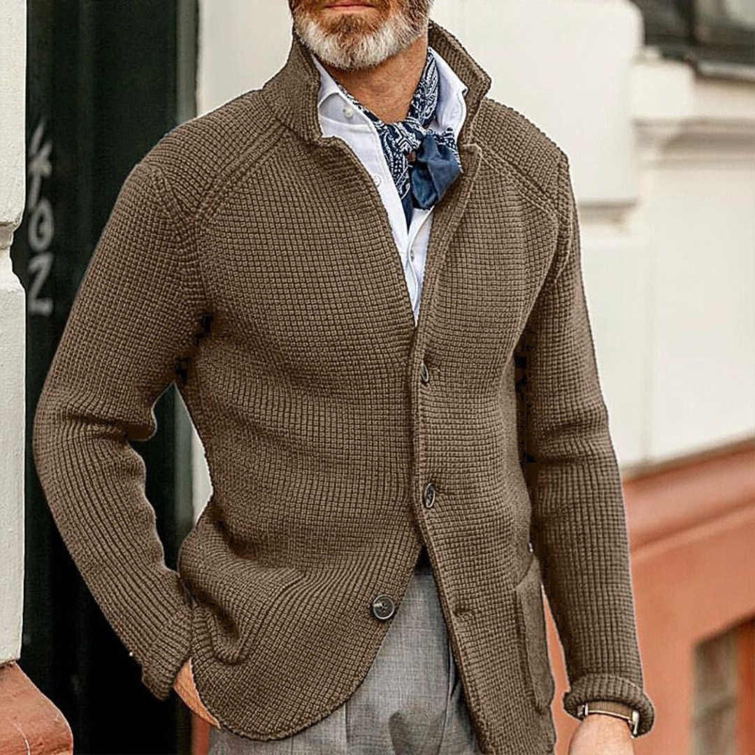 Raphael | Handgemachter Herren-Cardigan