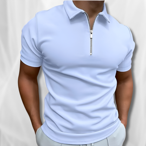 Wyatt™ | Elegantes Polo mit Reißverschluss für Herren Sommer 2024