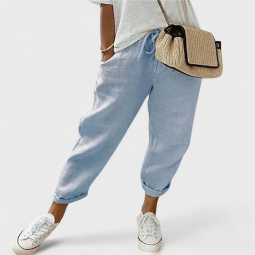 Nicole | Damen-Hosen aus handgefertigter Baumwolle