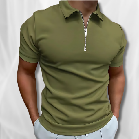 Wyatt™ | Elegantes Polo mit Reißverschluss für Herren Sommer 2024