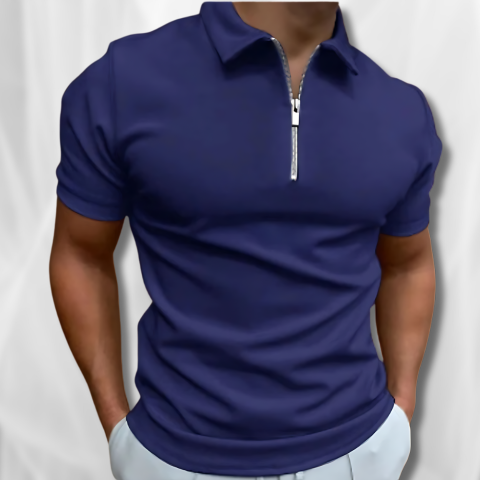 Wyatt™ | Elegantes Polo mit Reißverschluss für Herren Sommer 2024