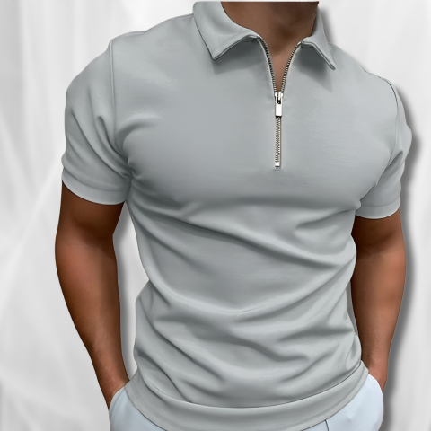 Wyatt™ | Elegantes Polo mit Reißverschluss für Herren Sommer 2024