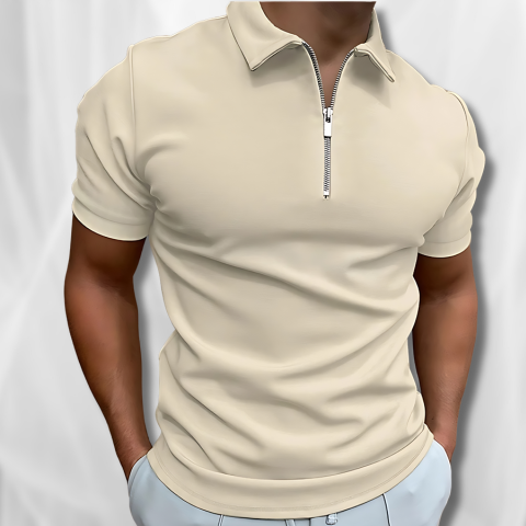 Wyatt™ | Elegantes Polo mit Reißverschluss für Herren Sommer 2024