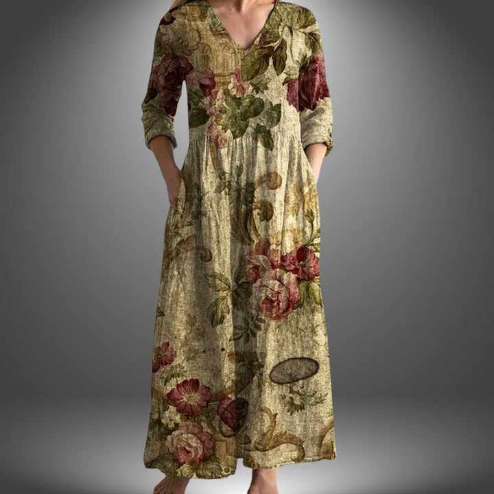 Giuly | Handgefertigtes Sommerkleid mit Blumenmuster