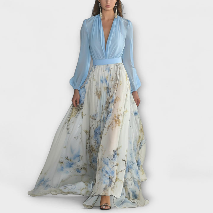 Harper | Handgefertigtes Langkleid aus Seide