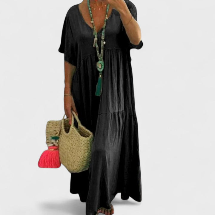 Bahama | Premium Kleid aus feiner Baumwolle und Leinen