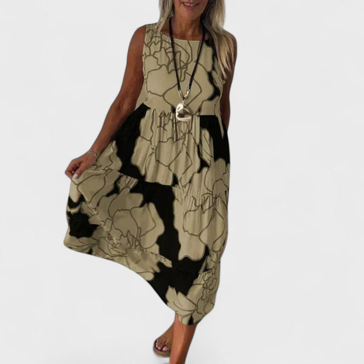 Caitlyn | Handgemachtes ärmelloses Kleid