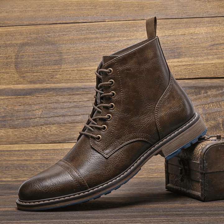 Conor | Modische Leder-Stiefeletten
