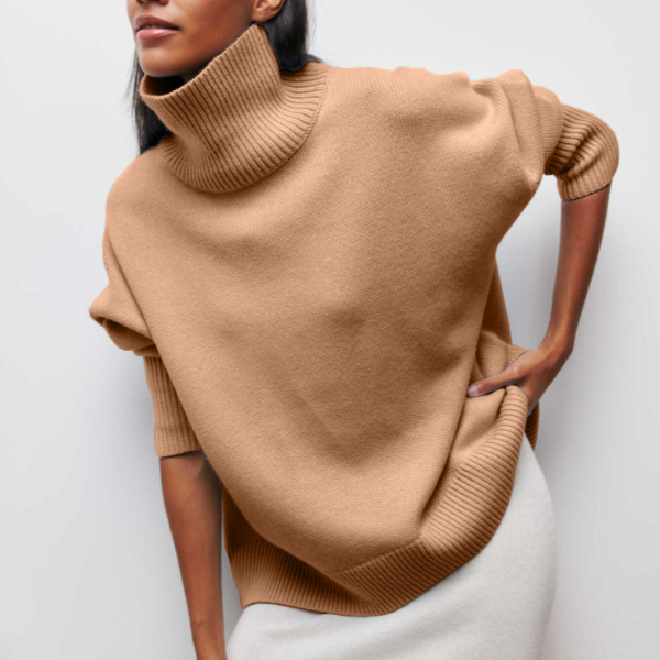 Beatrice | Handgefertigter, umhüllender Pullover