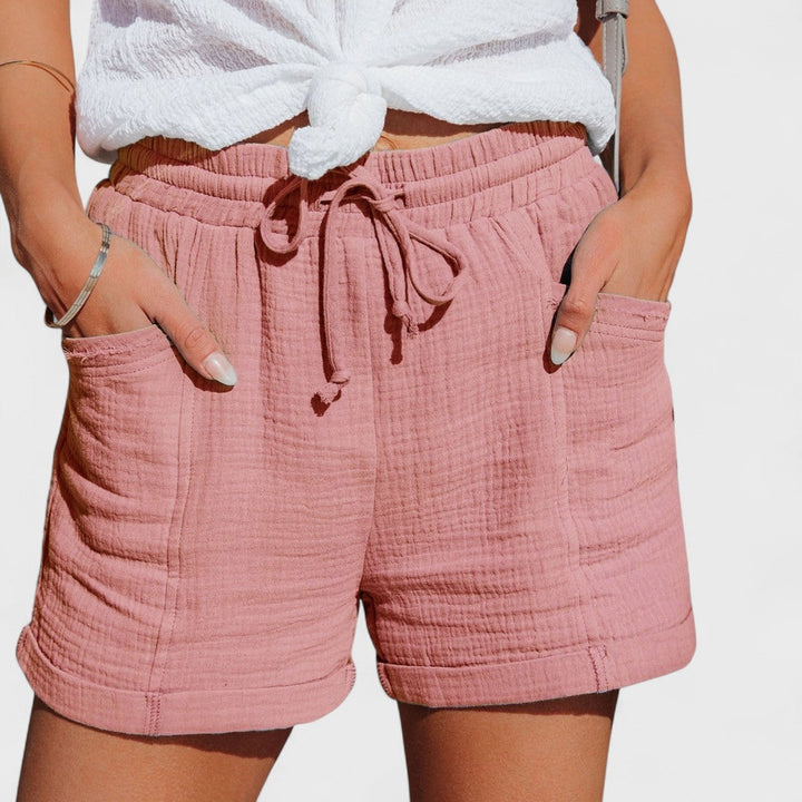 Claudette | Handgefertigte Baumwollshorts