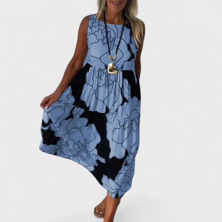 Caitlyn | Handgemachtes ärmelloses Kleid