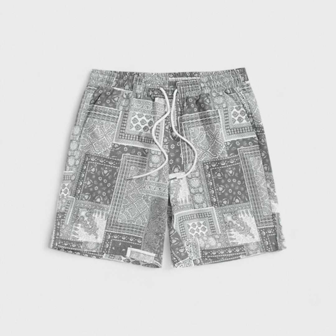 Frenk | Premium Badeanzug mit Bandana-Grafik