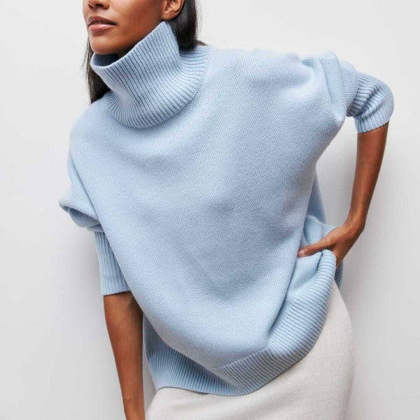 Beatrice | Handgefertigter, umhüllender Pullover