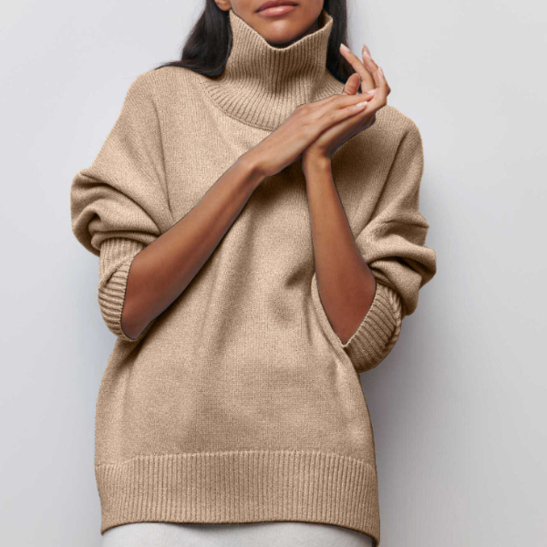 Beatrice | Handgefertigter, umhüllender Pullover